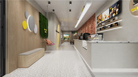 Mobilier de boulangerie de style moderne, chaises de restaurant sur mesure, design de comptoir de café
