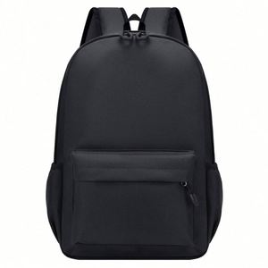 Sac à dos décontracté uni 2025 avec fermeture éclair, disponible en plusieurs couleurs - Product Image 1