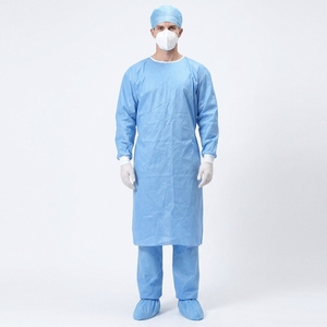 <span class=keywords><strong>Bata</strong></span> Quirúrgica Estéril SMMS de Nivel 3 con Certificación CE, <span class=keywords><strong>Bata</strong></span> Protectora Médica <span class=keywords><strong>Desechable</strong></span> Antibacteriana para Hospital, Tasa de Filtración del 95% - Product Image 1