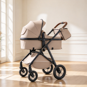 Kinderwagen zum Fabrikpreis, Langlebiges Oxford-Gewebe, Verstellbarer Griff, Faltbarer Kinderwagen für 0-3 Jahre - Product Image 1