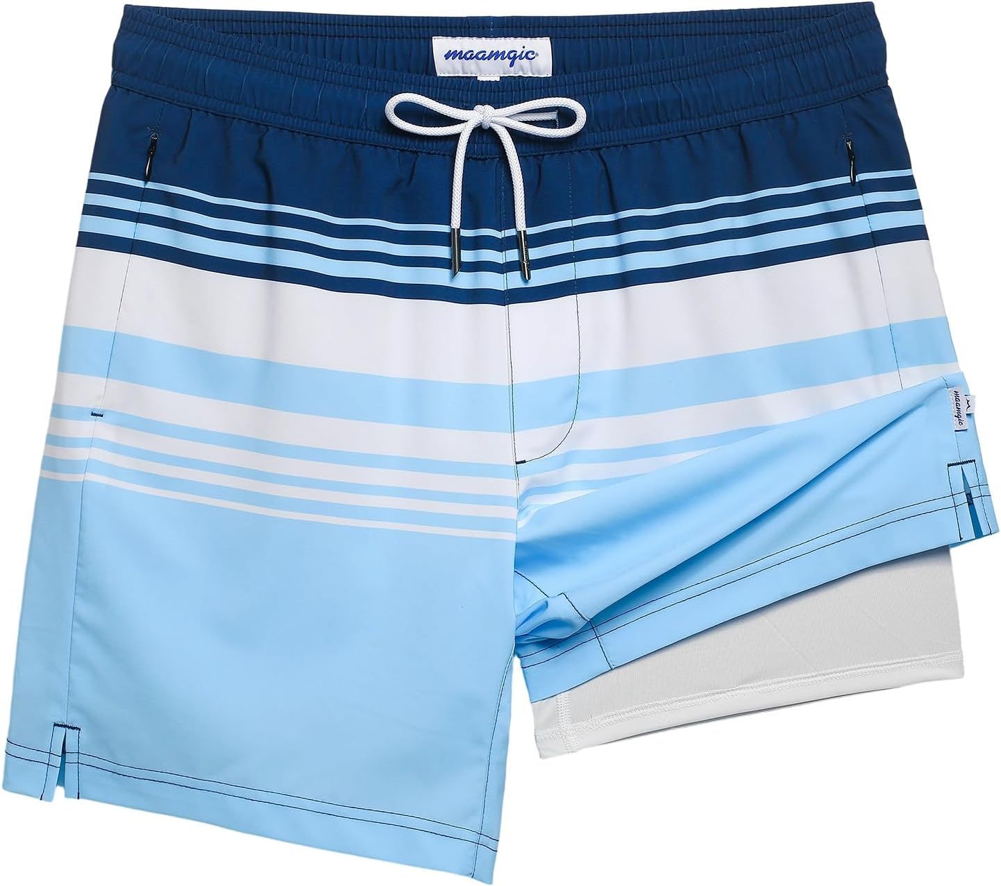 Blue-white horizontal stripe