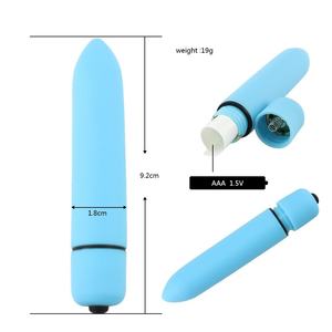 Wasserdichter 10-Farben 10-Geschwindigkeiten Mini-Bullet-<span class=keywords><strong>Vibrator</strong></span>, Weiblicher Klitoris-Stimulator Penis-<span class=keywords><strong>Vibrator</strong></span>, Weibliches Sexspielzeug - Product Image 5