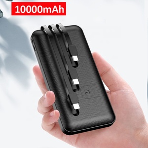 Hot Sale Support Custom Logo Mini Power Bank 10000mah Mobile Charger PowerBank Promotional Gift Power Bank With Phone Holder