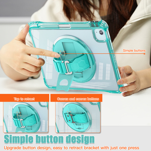 เคสแท็บเล็ตอัจฉริยะกันกระแทกสำหรับ <span class=keywords><strong>iPad</strong></span> <span class=keywords><strong>Air</strong></span> 11 M2เคส2024สำหรับ <span class=keywords><strong>iPad</strong></span> <span class=keywords><strong>Air</strong></span> 5 10.9พร้อมที่ใส่ดินสอ - Product Image 3