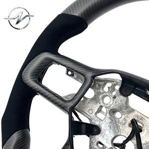 Volant sport en cuir à 3 branches en fibre de carbone forgé<span class=keywords><strong>e</strong></span> pour <span class=keywords><strong>Mustang</strong></span> <span class=keywords><strong>GT</strong></span> S650 2024 - Product Image 2