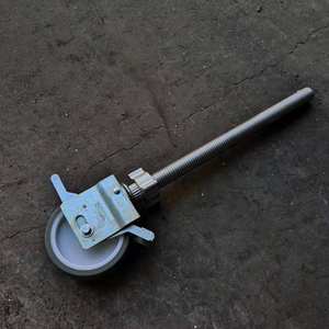 Ruota con Gamba <span class=keywords><strong>Regolabile</strong></span> per Ponteggio Torre Mobile in Alluminio - Product Image 3