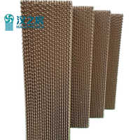 Nouveau coussin de refroidissement évaporatif en nid d'abeille de papier durable pour élevages avicoles et bétail