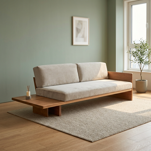Juego de Sofás Seccionales de Madera Japonesa de Lujo para Sala de Estar - Ecológico y Duradero - Product Image 3