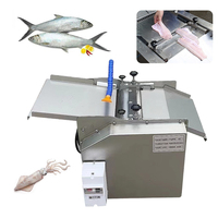 Petite machine à éplucher les filets de poisson de sole de morue Machine de traitement du poisson Éminceur de poisson-chat de saumon de calmar