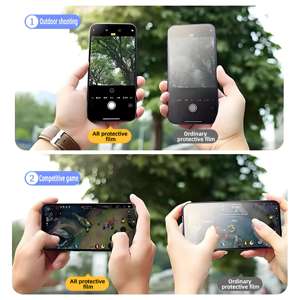 Protection d'écran en verre trempé anti-reflet et anti-éblouissement avec technologie AR personnalisée pour iPhone 17 16 15 Plus Pro Max - Product Image 3