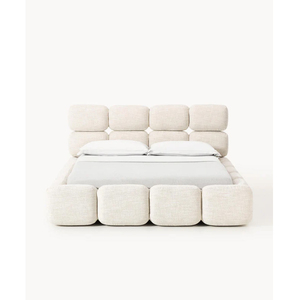 PZCN HOME Vente directe usine <span class=keywords><strong>Lit</strong></span> enfant rembourré gris avec rangement, Cadre de <span class=keywords><strong>lit</strong></span> double, Literie <span class=keywords><strong>Queen</strong></span> <span class=keywords><strong>Size</strong></span> pour la vente en gros - Product Image 4