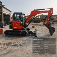 Zuverlässiger Gebrauchter KX057-4 Mini-Bagger 5,7 Tonnen Kompakter Raupenbagger für Landwirtschaft und Bau zum Großhandelspreis