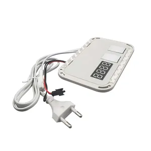 DC12V 1A affichage de la température du temps LED gradateur de détection tactile inductif interrupteur intelligent avec désembueur entraînement de puissance intégré