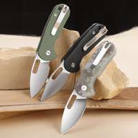 Couteau pliant de défense personnelle G10, acier inoxydable D2, pour le camping, la survie tactique, la chasse en plein air, couteau de poche EDC, OEM