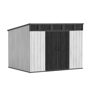 <span class=keywords><strong>Abri</strong></span> <span class=keywords><strong>de</strong></span> <span class=keywords><strong>jardin</strong></span> en résine 10x8 pieds, robuste, pour rangement extérieur, résistant aux UV et à la rouille, montage facile, petit <span class=keywords><strong>abri</strong></span> en plastique pour cour et patio - Product Image 3
