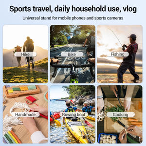 Support magnétique pour téléphone portable universel, accessoire étanche, hauteur réglable, sangle anti-vibration, connexion, respectueux de la peau - Product Image 5