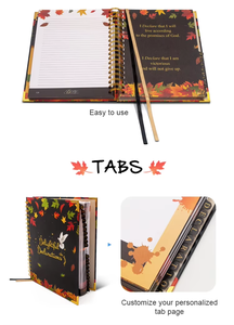 A4 hardcover journal book Gold trim pattern notebook Custom printing journal service A5 paper cover notebook - Product Image 6