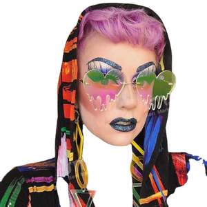 Gafas de Sol Steampunk Vintage Únicas y Modernas, Protección UV400, Montura en Forma de Corazón, Gafas de Sol sin Montura para Mujer, Forma de Lágrima, 2021 - Product Image 2