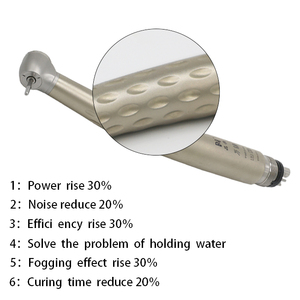 Pieza de mano quirúrgica dental de turbina de alta velocidad producida en fábrica con uso clínico de tecnología de parada instantánea - Product Image 4