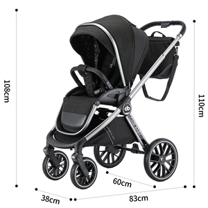 Passeggino per Bambini Pieghevole all'Ingrosso con Telaio in Lega di Alluminio, Carrozzina Leggera per Bambini 0-3 Anni, Nuovo Modello di Girello - Product Image 6