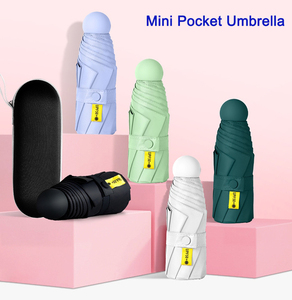 Parapluie automatique mini 5 plis de haute qualité avec impression UV, portable et compact, idéal pour les voyages, design moderne - Product Image 5