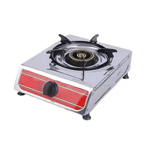 Competitive Price Granite Windshield Single Burner Stainless Steel Gas Stove Price