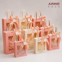 Sac en papier boutique de qualité supérieure avec finition texturée, matériaux recyclés, fermeture éclair et poignée longue pour cadeaux et artisanat