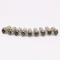 6 סיכות כבל pin gx16 m16 מעגלית מחברים חשמליים זכר ונקבה