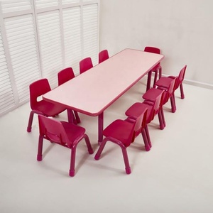 Plateau de table en plastique durable pour maternelle  Mobilier scolaire sécurisé pour enfants avec dimensions personnalisables - Product Image 1