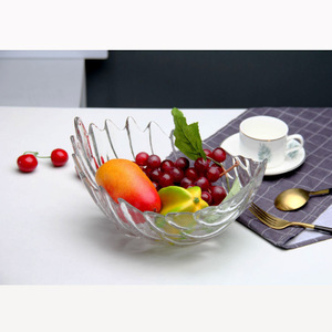 Assiette à salade en verre de plumes d'or de <span class=keywords><strong>style</strong></span> <span class=keywords><strong>scandinave</strong></span> créatif de 33 pouces pour la <span class=keywords><strong>vaisselle</strong></span> de dessert de célébrité à la maison - Product Image 4