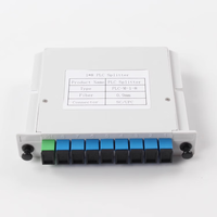 PLC FTTH 1X2/4/8/16/32 SC UPC Splitter Kotak Kaset Serat Optik Tipe Plug-in Beam Splitter Merek DIMAN Panjang Gelombang 1260-1650nm
