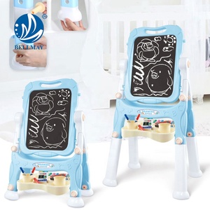Bemay giocattolo per bambini in plastica a doppio lato lavagna, <span class=keywords><strong>piede</strong></span> lungo tavolo da <span class=keywords><strong>disegno</strong></span> magnetico giocattolo con supporto per bambini - Product Image 6