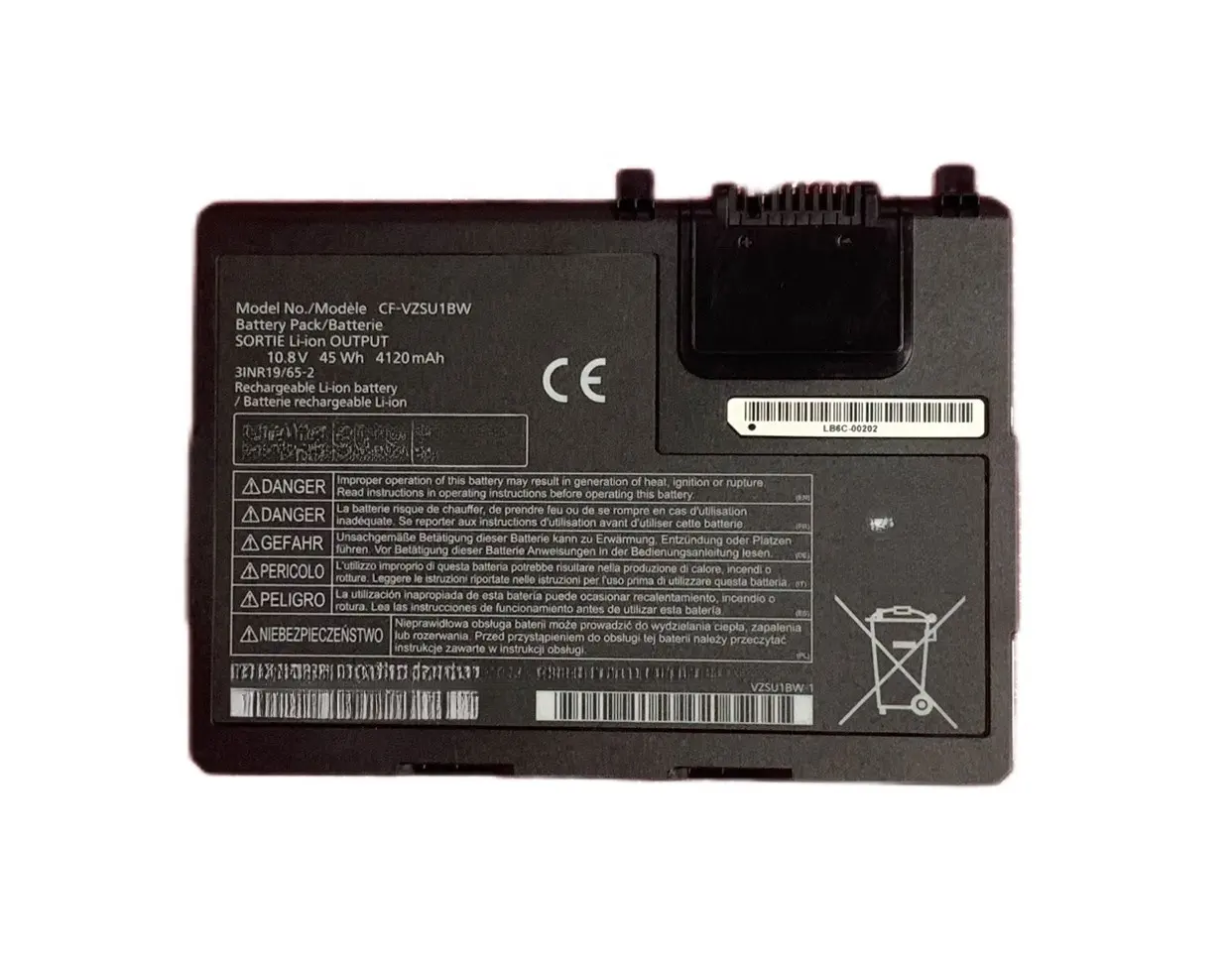 Baterías recargables genuinas, batería de 21/2 "para Pana-sonic ToughBook, CF33, 11,1 V, 22Wh, batería de litio de V