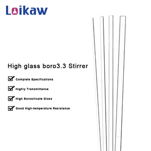 Agitador de vidrio de borosilicato 3.3 de alta resistencia para laboratorio, 150 mm y 200 mm - Product Image 2