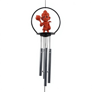 Campana de Viento Hanuman de 90 mm, Material PVC/ABS, Campana Decorativa Moderna para Colgar, Decoración Espiritual Feng Shui para el Hogar, Oficina, Balcón, Jardín - Product Image 1