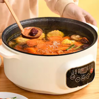 Casserole électrique multifonctionnelle antiadhésive de cuisine portable, directement de l'usine