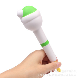 Funda para Bolígrafo de Espuma de Poliuretano con Diseño de Muñeco de Nieve Navideño, Regalo Sorpresa, Artículo de Papelería - Product Image 2