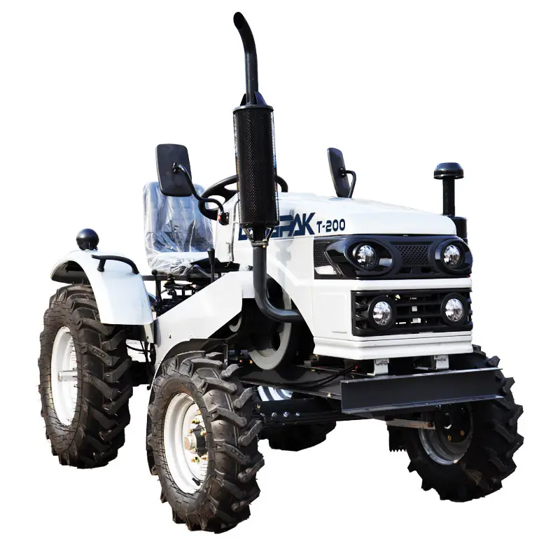 12HP 15HP 18HP 25hp 30hp 40hp dört tekerlekli 25hp dizel mini traktör 4x4 traktör 2WD Mini elektrikli çiftlik traktörü