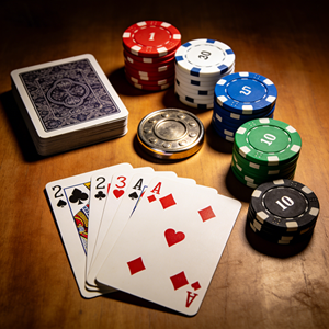 Ensemble de Blackjack avec 200 <span class=keywords><strong>jetons</strong></span> en céramique, nappe de table et boîte métallique - Product Image 3