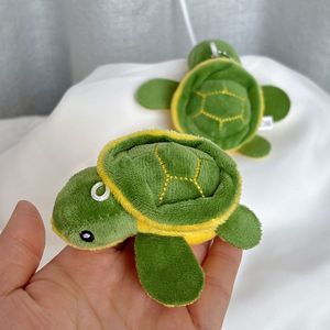 Porte-clés en peluche mignon en forme de petite tortue, figurine de dessin animé douce avec décoration suspendue en forme 3D - Product Image 2