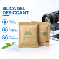 Sachets déshydratants en gel de silice Liyou, pureté 98 %, granulés absorbants l'humidité pour vêtements, chaussures, sacs, emballages électroniques