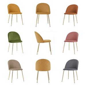 Kursi Makan Beludru Berkualitas Tinggi untuk Rumah, Furnitur Modern, Grosir, Salon Pernikahan, Hotel, Restoran - Product Image 4