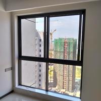 Dernière fenêtre coulissante à double vitrage de conception en aluminium fenêtres coulissantes