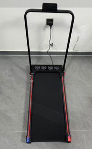 Electric Foldable Treadmill Flat Walking Machine LED Display <strong>Manual</strong> Incline Anti-Slip Surface Portable Design for Indoor Fitness - Product Image 2
