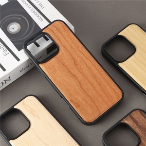 Funda de Madera Natural con Textura de Grano para iPhone 17 Pro Series, Funda de TPU con Madera de Nogal Real para iPhone 16 15 14 13 - Product Image 4