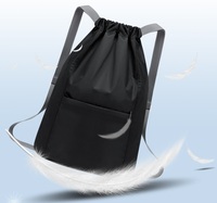 Sac à dos promotionnel personnalisé avec logo imprimé en polyester, sacs de sport en gros, grande capacité, style mode pour le voyage et le sport