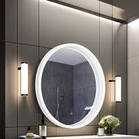 BATHNOLOGY Design moderne Smart LED miroir rond largement utilisé pour les projets de salle de bain Villa & Hotel mural