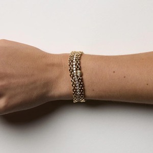 <span class=keywords><strong>Bracciali</strong></span> con Catena Margot in Oro 18k con Diamanti Ovali, <span class=keywords><strong>Bracciali</strong></span> Antiossidanti, Gioielli <span class=keywords><strong>di</strong></span> Moda per Donne, Bracciale <span class=keywords><strong>di</strong></span> Marca all'Ingrosso - Product Image 3