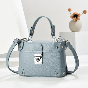 Sac à main femme exquis automne-hiver 2026, sac à main vert texturé de qualité supérieure, sac boîte tridimensionnel grande capacité - Product Image 4