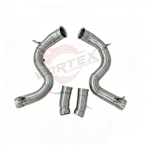 Tubo de Escape de Alto Rendimiento Vortex, de Acero Inoxidable Pulido Espejo, para Mercedes-Benz W222 AMG S63 4.0T - Product Image 1